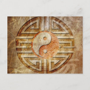 Postal Espíritu De Yin Y Yang