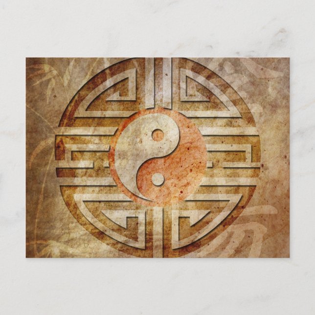 Postal Espíritu De Yin Y Yang (Anverso)