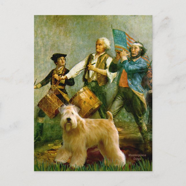 Postal Espíritu del 76 - Wheaten Terrier 2B (Anverso)