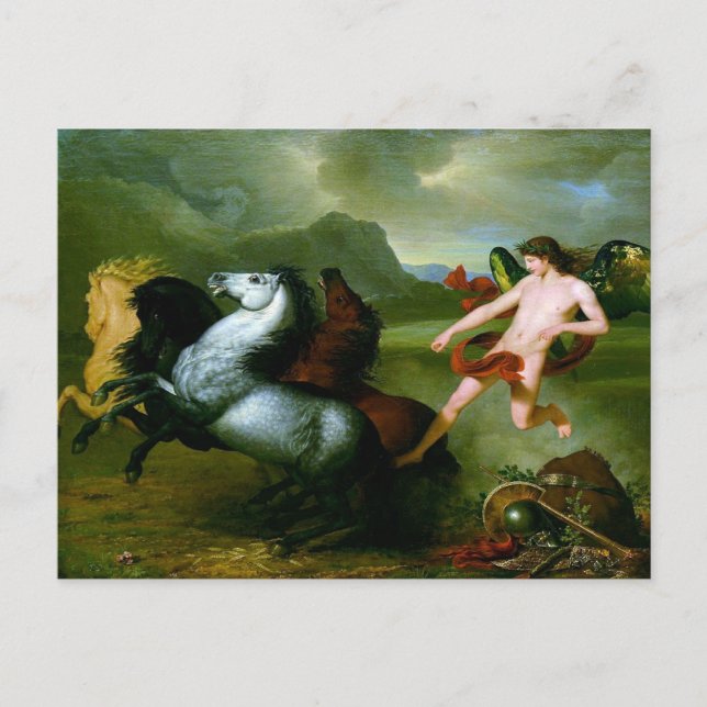 Postal Espíritu humanitario alrededor de 1793 (Anverso)