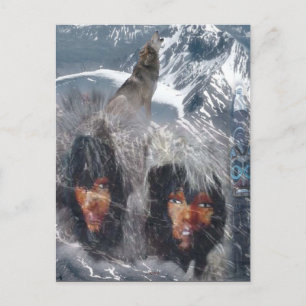 Postal Espíritu nativo en Alaska