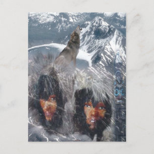 Postal Espíritu nativo en Alaska