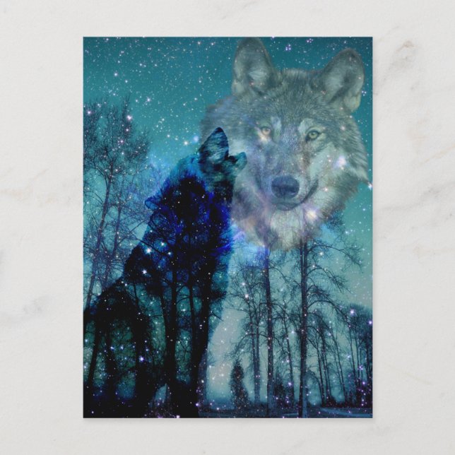 Postal Espíritu salvaje (Anverso)