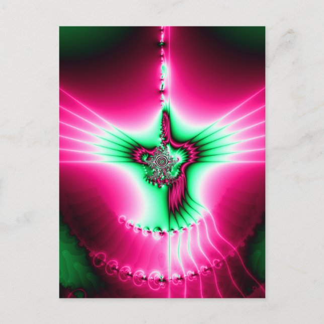 Postal Espíritu Santo Fractal (Anverso)