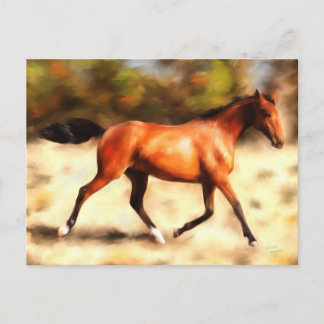 Postal Espíritu toscado Arte de caballo