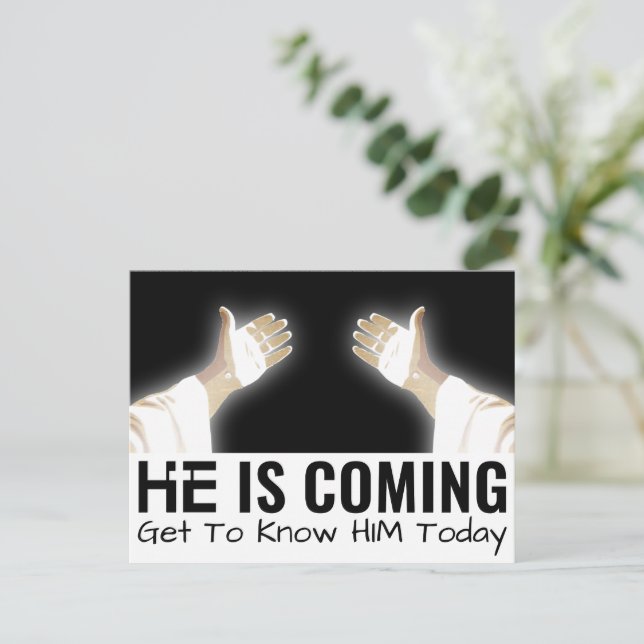 POSTAL ESPIRITUAL (Anverso de pie)