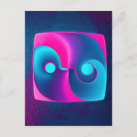 Espiritualidad radiante: Vibrante Yin Yang rosa y