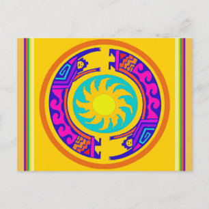 Postal Espíritus arcoíris nativos americanos