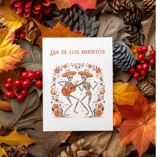 Postal Espíritus mariachi, personalizado