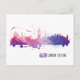 Postal Esplash aéreo de Inglaterra de Londres