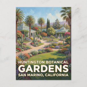 Postal Esplendor del Jardín de California en Huntington B