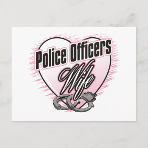 Postal Esposa de oficiales de policía