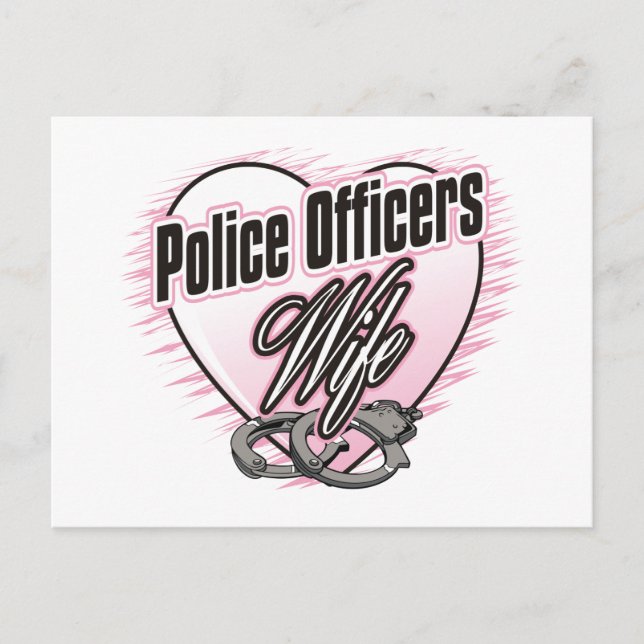Postal Esposa de oficiales de policía (Anverso)
