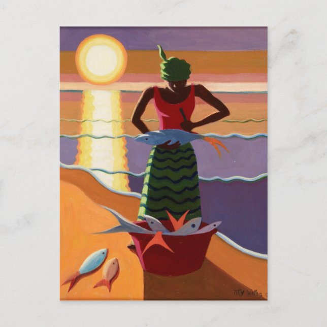 Postal Esposa de peces 2009 (Anverso)