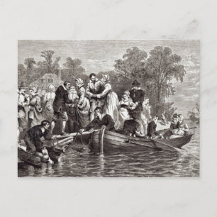 Postal Esposas para los colonos en Jamestown