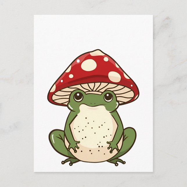 Postal Espuma de rana silvestre (Anverso)