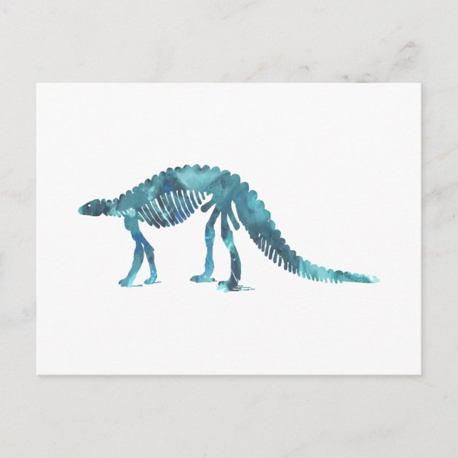 Postal Esqueleto de dinosaurio (Scelidosaurus) (Anverso)