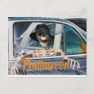 Postal Esqueleto de Halloween