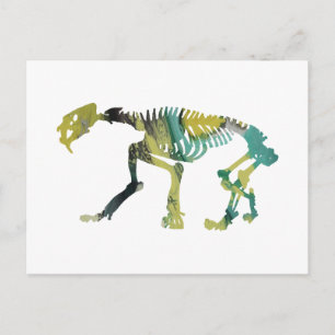 Postal Esqueleto de Smilodon