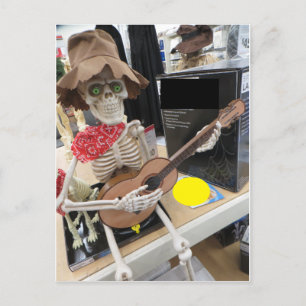 Postal Esqueleto musical