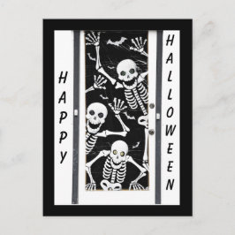 Postal Esqueletos de Halloween