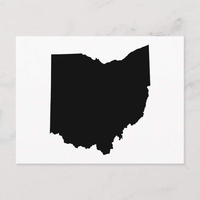 Postal Esquema de estado de Ohio (Anverso)