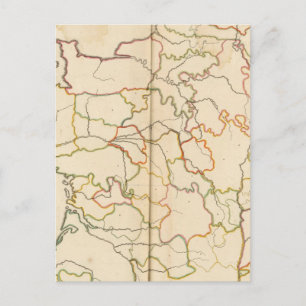 Postal Esquema de Reivers de Francia