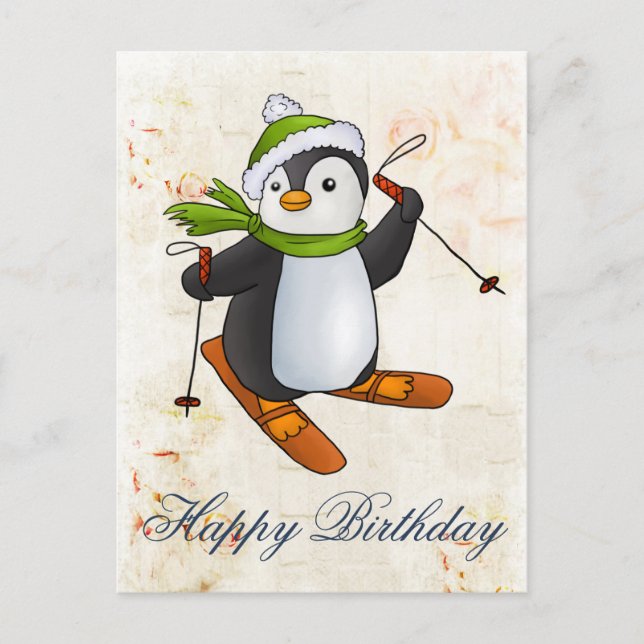 Postal Esquí (Anverso)