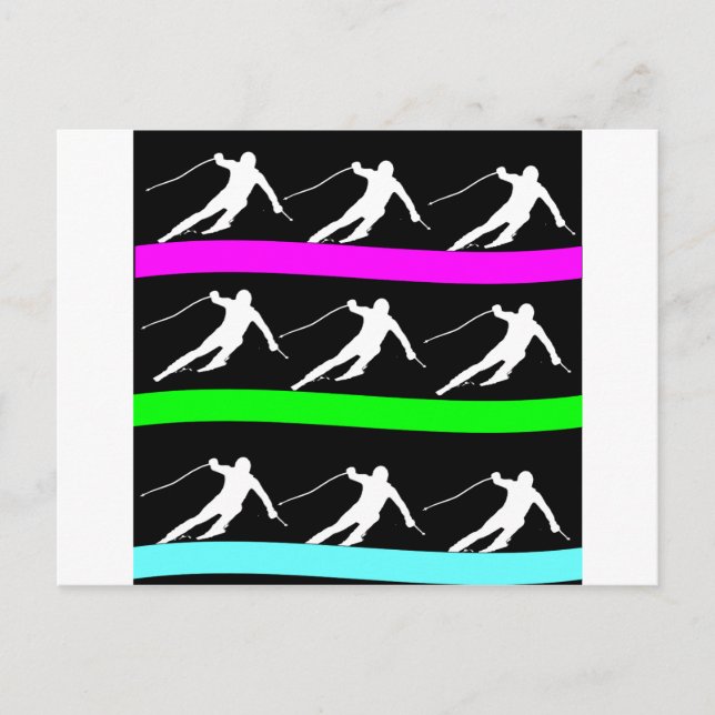 Postal esquí (Anverso)