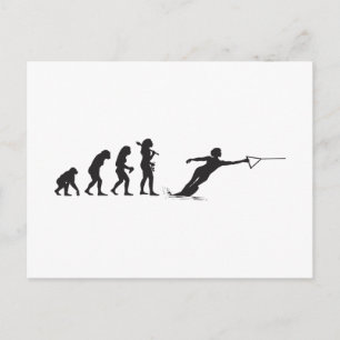 Postal Esquí acuático