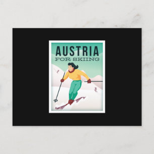 Postal Esquí de Austria