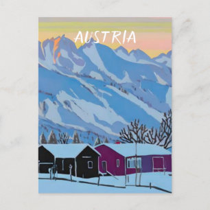 Postal Esquí de Austria