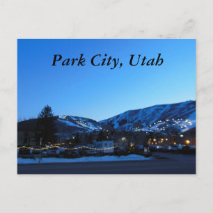 Postal Esquí de Park City Utah