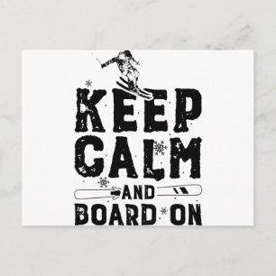 Postal Esquí de snowboard Regalos Wintersports Snowboar