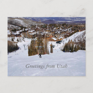 Postal Esquí de Utah
