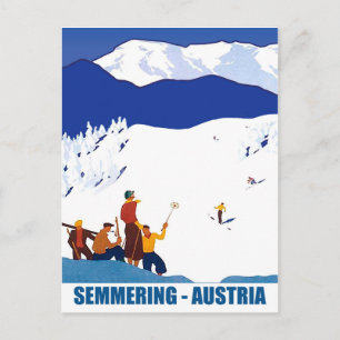 Postal Esquí en Semmering, Austria