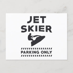 Postal Esquí Jet Ski Jet Skier Sólo Agua