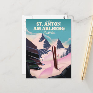Postal esquí St. Anton am Arlberg Austria