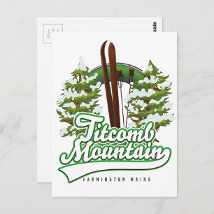 Postal Esquí Titcomb Mountain Farmington Maine