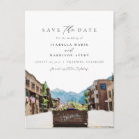 Esquina acuática Telluride Colorado Skyline