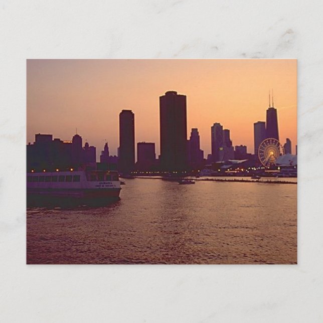 Postal Esquina de Chicago (Anverso)