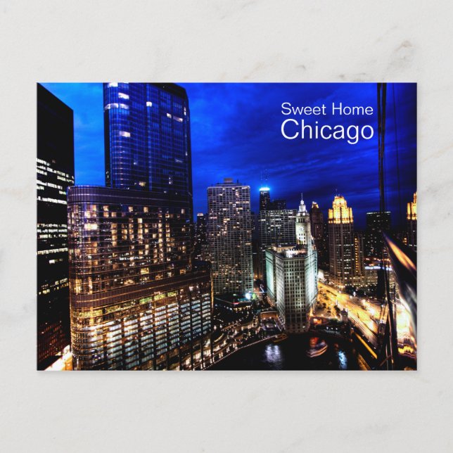 Postal Esquina de Chicago (Anverso)