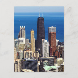 Postal Esquina de Chicago y puntos de referencia