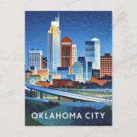 Esquina de color de agua de la ciudad de Oklahoma
