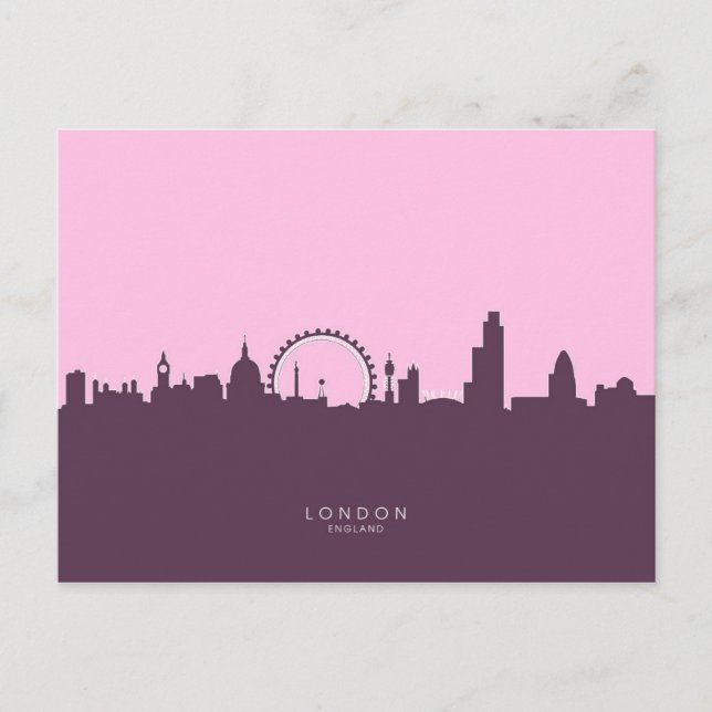 Postal Esquina de Inglaterra de Londres (Anverso)