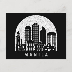 Postal Esquina de la capital nacional de Manila