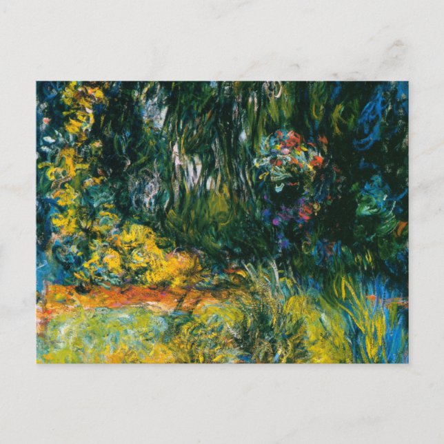 Postal Esquina de la cuenca de Nympheas - Claude Monet (Anverso)