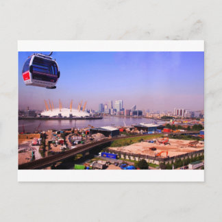Postal Esquina de la línea de teleférico de Emirates