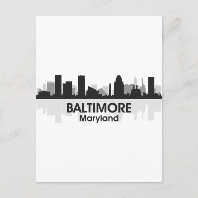 Postal Esquina de Maryland Baltimore (Anverso)
