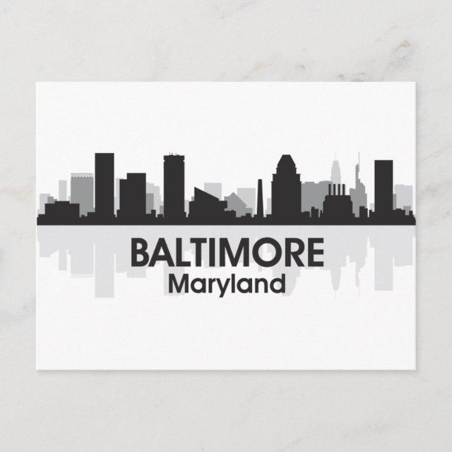 Postal Esquina de Maryland Baltimore (Anverso)